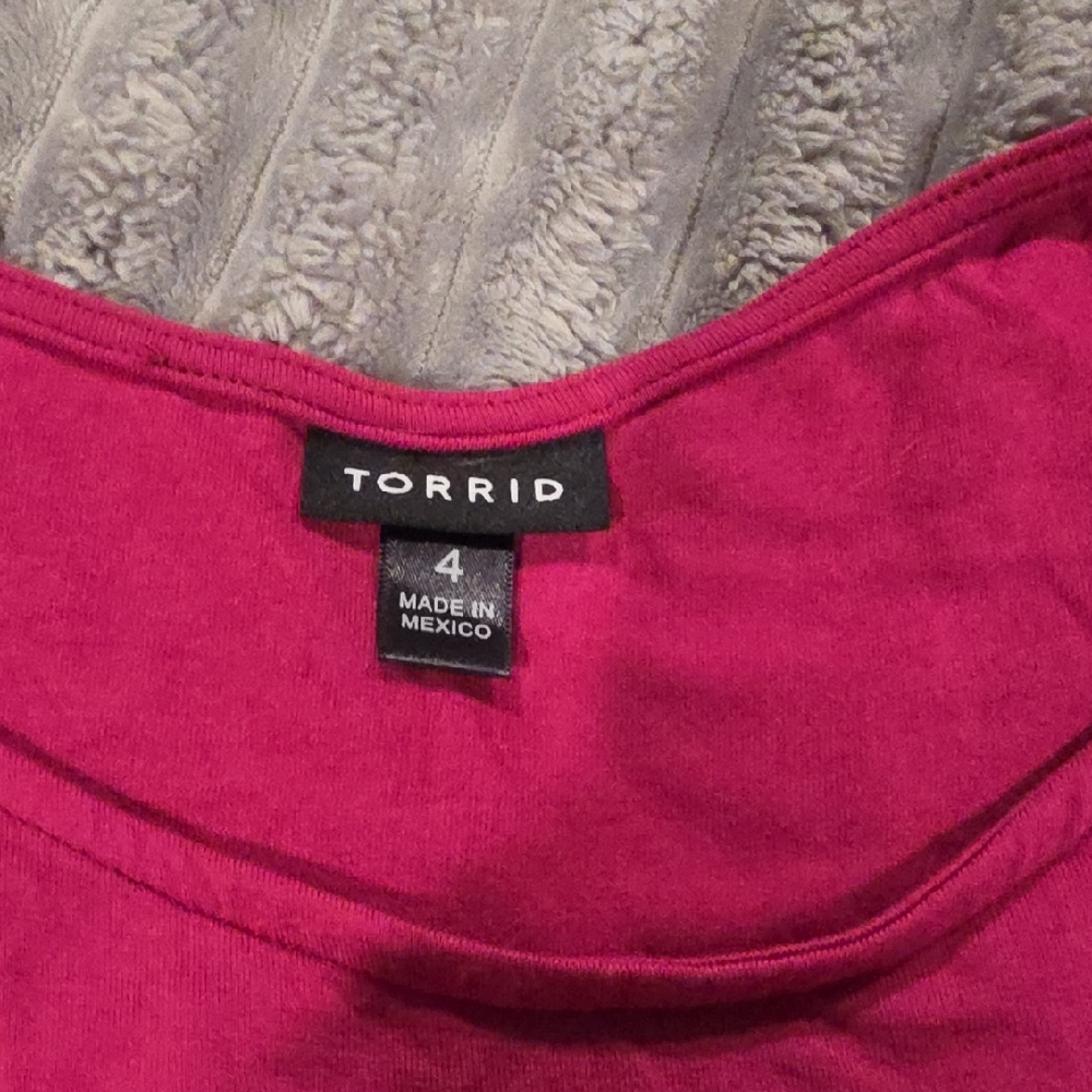 Torrid Fuchsia Top